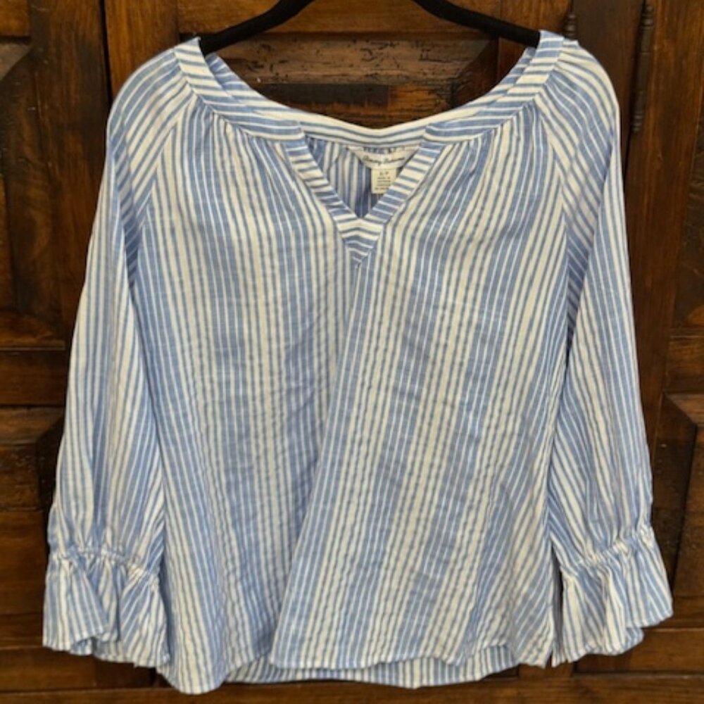 Tommy Bahama - NWT - Montauk Stripe Top 3/4 Sleeve - Size s/p